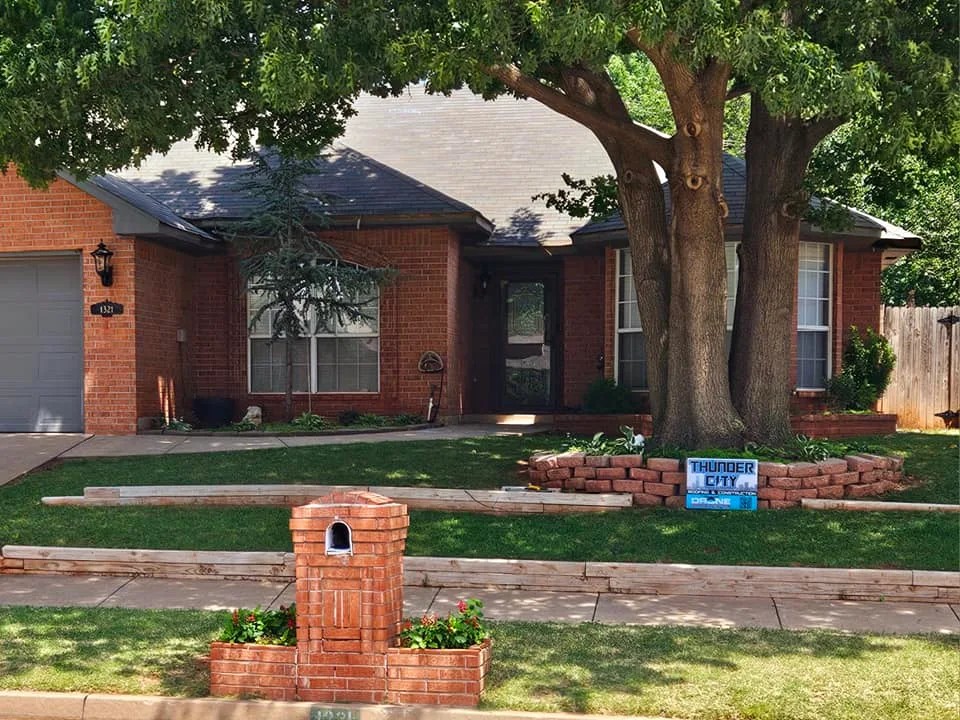 Storm damage roof okc inspection by Thunder City Roofing in Oak Tree Edmond OK